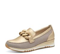 Marco Tozzi Chaussons compensés Confortables pour Femme, Gold Comb, 38 EU