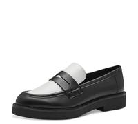 MARCO TOZZI Chaussons pour Femme 2-24302-41 Mocassin, Noir/Blanc, 40 EU