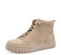 MARCO TOZZI Damen Sneaker Hoch mit Wechselfußbett Bequem, Braun (Taupe), 37 EU