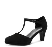 MARCO TOZZI Escarpins végétaliens élégants pour Femme avec lanières, Noir, 37 EU