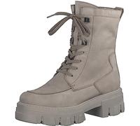 MARCO TOZZI Femme 2-25209-41 Bottes à Lacets, Nubuck Taupe, 39 EU