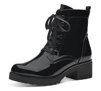 MARCO TOZZI Femme 2-25262-41 Talon de Botte en Dentelle, Noir Verni, 36 EU
