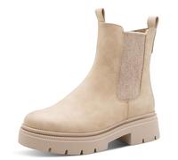 Marco Tozzi Femme Chelsea-Stiefel 2-25433-45 Botte Tendance, Beige, 40 EU