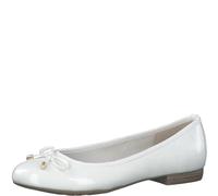 MARCO TOZZI Femme Damen 2-2-22137-20 Ballerine, Ivory Patent, 40 EU