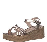 MARCO TOZZI Femme Damen 2-2-28395-20 Sandale cale, Rose Metallic, 38 EU