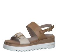 MARCO TOZZI Femme Damen 2-2-28717-20 Sandale cale, Crème (Cream Comb), 40 EU