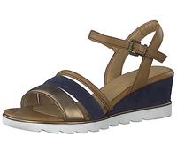 MARCO TOZZI Femme Damen 2-2-28724-20 Sandale cale, Marine (Navy Comb), 39 EU