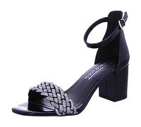 MARCO TOZZI Femme Damen 2-2-88302-20 Sandale à Talon, Noir (Black Pat.CB.), 38 EU