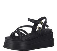 MARCO TOZZI Femme Damen 2-2-88306-20 Sandale cale, Noir, 39 EU