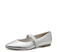 MARCO TOZZI Femme Damen Ballerinas 2-22119-44 Ballerines, argenté, 38 EU