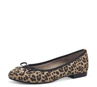 MARCO TOZZI Femme Damen Ballerinas 2-22137-42 Ballerines, Noir/léopard, 37 EU