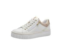 MARCO TOZZI Femme Damen, Sneaker, Feel ME Fußbett,Wechselfußbett, weiches Innenfutter, 2-23727-42 Basket, White Comb, 36 EU