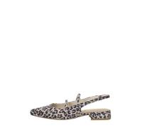 MARCO TOZZI Femme Escarpins Semelle intérieure Feel Me Souple Doublure Souple Végane Végane, Beige (Leo Dune), 37 EU