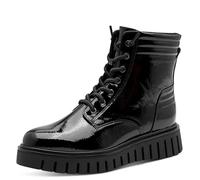 MARCO TOZZI Femme Mode-Stiefel 2-25215-45 Botte Tendance, Noir-Cuir Verni, 37 EU