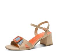 MARCO TOZZI Femme Sandale mit Absatz 2-28387-44 Talon, Beige, 38 EU