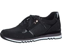 MARCO TOZZI Femmes Baskets Chaussures à lacets Glitter Fermeture éclair 2-23749-41, Taille:39 EU, Couleur:Noir