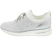 MARCO TOZZI Femmes Baskets Feel Me doux Semelle amovible Doublure douce Élastique, blanc (WHITE COMB), 37 EU