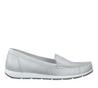 MARCO TOZZI Femmes Mocassin en cuir à coutures décoratives 2-24600-42, Taille:39 EU, Couleur:Blanc