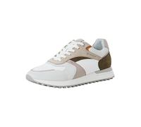 MARCO TOZZI Baskets basses noisette / gris clair / olive / blanc, Taille 46