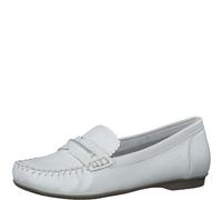 MARCO TOZZI Mocassin en Cuir Souple Feel Me 2-24225-42 pour Femme, Blanc, 39 EU
