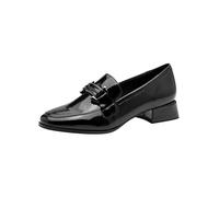 MARCO TOZZI Mocassin Femme Semelle Feel Me Souple Doublure Douce Vegan Talon amortissantVegan, Noir (Black), 38 EU