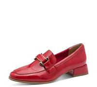 MARCO TOZZI Mocassin femme semelle Feel Me souple doublure douce Vegan talon amortissantVegan, rouge (RED PATENT), 36 EU