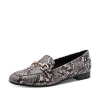 MARCO TOZZI Mocassin Femme Semelle Feel Me Souple Doublure Douce Vegan Vegan, Beige (Cream/STR.), 38 EU