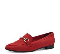 Marco Tozzi Mocassin Femme Semelle Feel Me Souple Doublure Douce Vegan Vegan, Rouge (Cherry), 39 EU