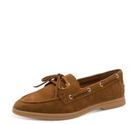 MARCO TOZZI Mocassins femme semelle Feel Me souple Cuir doublure douce Élégant, marron (COGNAC), 37 EU