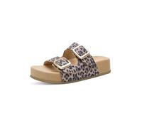 MARCO TOZZI Mule beige foncé / brocart / noir, Taille 40