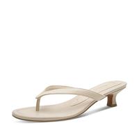 Marco Tozzi Mule Femme Cuir Semelle intérieure Feel Me Souple Doublure Douce Effet Cuir Queensize, Beige (Cream), 39 EU