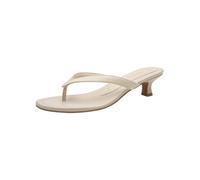 Marco Tozzi Mule Femme Cuir Semelle intérieure Feel Me Souple Doublure Douce Effet Cuir Queensize, Beige (Cream), 40 EU