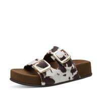 Marco Tozzi Mule Femme Textile Semelle intérieure Feel Me Souple Doublure Douce Tendance, Beige (Cow), 42 EU