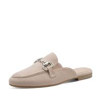 MARCO TOZZI Pantoufle Femme Semelle de Confort Feel Me Moelleuse Doublure Douce Stylé, Beige (Dune), 38 EU