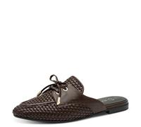 MARCO TOZZI Pantoufle femme Synthétique semelle de confort Feel Me moelleuse doublure douce Stylé, marron (CHOCO), 37 EU