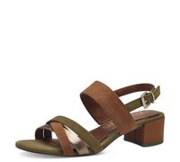 MARCO TOZZI Sandale à talon by Guido Maria Kretschmer 2-28235-42 Femme, Kaki, 36 EU