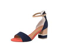 MARCO TOZZI Sandale à talon by Guido Maria Kretschmer 2-28303-42 Femme, Bleu Marine Comb 2023, 38 EU