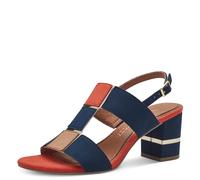 MARCO TOZZI Sandale à talon by Guido Maria Kretschmer 2-28314-42 Femme, Bleu Marine, 40 EU