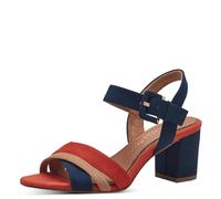 MARCO TOZZI Sandale à talon by Guido Maria Kretschmer 2-28323-42 Femme, Bleu Marine, 37 EU