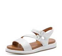 MARCO TOZZI Sandale Femme doublure intérieure douce Végan Moderne, blanc (WHITE COMB), 38 EU