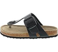 MARCO TOZZI Sandale femme semelle de propreté en cuir Stylée, noir (BLACK), 39 EU