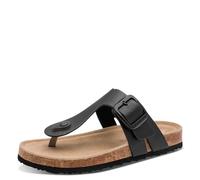 Marco Tozzi Sandale Femme Semelle de propreté en Cuir Stylée, Noir (Black), 40 EU