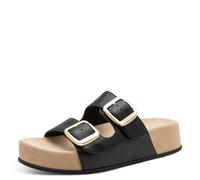 MARCO TOZZI Sandale femme semelle intérieure Feel Me souple Moderne, noir (BLACK), 38 EU