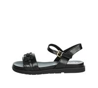 MARCO TOZZI Sandale Femme Semelle intérieure Feel Me Souple Vegan Doublure Douce Tendance, Noir (Black), 40 EU