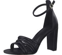 MARCO TOZZI Sandale femme talon bloc à lanières métalliques 2-28386-20, Taille:40 EU, Couleur:Noir