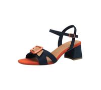 MARCO TOZZI Sandales beige / bleu foncé, Taille 38