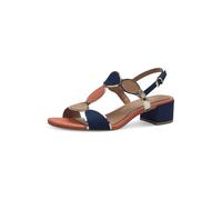 Marco Tozzi Sandales bleu marine/noisette/corail/argent Taille 41