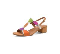 Marco Tozzi Sandales semelle intérieure Feel Me souple véganes marron (ALMOND MULTI) Taille 39