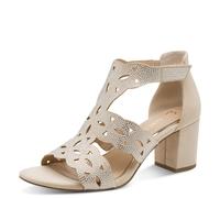 Marco Tozzi Sandales Femme Beige Cuir Synthétique Semelle Caoutchouc 28306