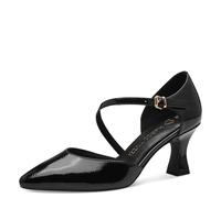 MARCO TOZZI Shank Open Pump 2-24412-43 Chaussures pour Femme Escarpins, Imprimé Noir, 37 EU